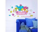 Blancho Bedding HL 1245 Animal Friends 2 Medium Wall Decals Stickers Appliques Home Decor