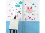 Blancho Bedding HL 9809 Lovely Rabbit X Large Wall Decals Stickers Appliques Home Decor