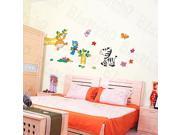 Blancho Bedding HL 5831 Zebra Friends Large Wall Decals Stickers Appliques Home Decor