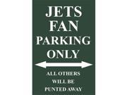 P 2025 Jets Fan Parking Only Parking Sign