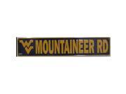 ST 061 Mountaineer Rd Road West Virginia WV Navy Bckgnd Street Sign ST20064