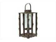 Urban Trends Collection 92019 21 in. H Wooden Lantern