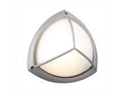 PLC Lighting 1846 SL Outdoor 1 Light Incandescent 60W in Silver