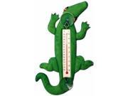 Songbird Essentials Climbing Green Alligator Small Window Thermometer