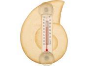 Songbird Essentials Cream Nautilus Shell Small Window Thermometer