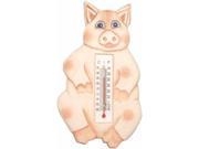 Songbird Essentials Sitting Pig Small Window Thermometer