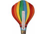 Songbird Essentials Hot Air Balloon with Vertical Stripes Small Window Thermometer