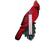 Songbird Essentials Cardinal on Branch Large Window Thermometer