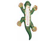 Songbird Essentials Climbing Green Spotted Gecko Large Window Thermometer