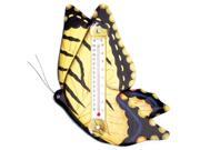 Songbird Essentials Yellow Swallowtailed Butterfly Large Window Thermometer