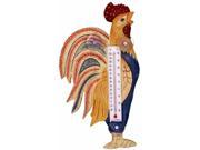 Songbird Essentials Country Rooster Large Window Thermometer