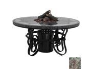 Sundance Southwest TFT2948MFETBZ Traditional Style Fire Table 29 in. Tall x 48 in. Diameter Morocco Fire Design Earth Tone Granite Colors Bronze Powder Coat