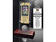 Highland Mint SB38TACRYLK Super Bowl 38 Ticket and Game Coin Collection