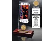 Highland Mint SB5TACRYLK Super Bowl 5 Ticket and Game Coin Collection