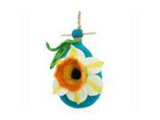 DZI Handmade Designs DZI484034 Daffodil Felt Birdhouse