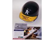 Creative Sports Enterprises AMHOA JACKSON WS PSA Reggie Jackson Hand Signed Oakland As Mini Helmet PSA DNA