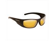 Flying Fisherman 103905 Cape Horn Sunglasses in Matte Black Yellow Amber