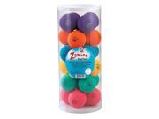Zanies ZW13124 Fun Rubber Balls Canister 24Pc Asst