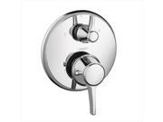 Hansgrohe 15752001 Metris C 2 Handle Thermostatic Valve Trim Kit with Volume Control in Chrome