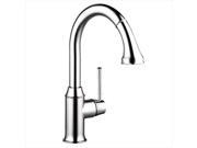 Hansgrohe 4215001 Talis C Higharc Single Hole Kitchen Faucet with Pull Down 2 Spray Lowflow in Chrome