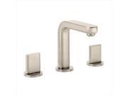 Hansgrohe 31063821 Metris S 8 in. 2 Handle Mid Arc Bathroom Faucet in Brushed Nickel
