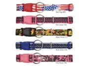 Casual Canine ZW5012 06 76 Neoprene Collar 6 10 In Pink Floral