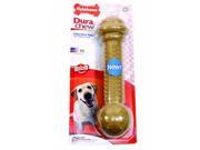 Nylabone Dura Chew Barbell Dog Chew Monster Peanut Butter NBC907P