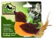 Our Pets Realbirds Play N Squeak Touchdown Orange Brown 1010011960