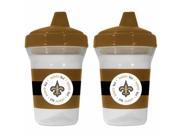 Baby Fanatic 143381 New Orleans Saints Sippy Cups 2 pack