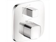 Hansgrohe 15775001 PuraVida Thermostatic Trim with Volume Control in Chrome