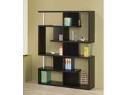 Coaster 800309 Bookcases Modern Black Finish Bookcase