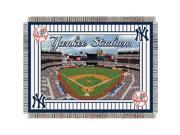 Northwest 1MLB 05100 1020 RET Yankees Stadium Tapestry Throw 46x60