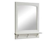 Design House 539916 Concord White Gloss Mirror with Shelf 25.6 x 4 x 31 in.