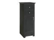 Design House 541003 Ventura Espresso Linen Cabinet with 1 Door and 2 Drawers 21 Inches by 51.5 Inches 541003