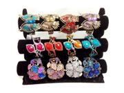 Bulk Buys Wholesale Ladys Fancy Bangle With Crystals Assorted Case of 24