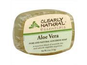 Clearly Natural Glycerine Soap Pure And Natural Aloe Vera 4 Oz