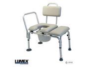Padded Transfer Bench W Commode