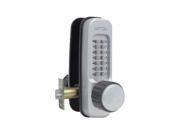 Lockey 1600 SN DC Mechanical Keyless Heavy Duty Knob Lock With Passage Function And Double Sided Combination Satin Nickel