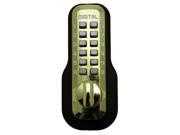 Lockey M 230 BB DC Mechanical Keyless Lock Janitor Function Double Sided Combination Lock Bright Brass