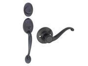 Design House 791699 Coventry 2 Way Latch Handle Set with Entry Door Handle Keyway and Handle