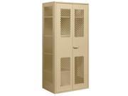 Salsbury 7155TAN Military Combination Storage Cabinet Tan