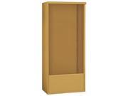 Salsbury 3916D GLD 32.25 In. W X 72 In. H X 19 In. D Free Standing Enclosure For Salsbury 3716 Double Column Unit In Gold