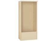 Salsbury 3915D SAN 32.25 In. W X 72 In. H X 19 In. D Free Standing Enclosure For Salsbury 3715 Double Column Unit In Sandstone