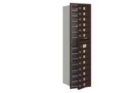 Salsbury 3715S 13ZFP 4C Horizontal Mailbox Includes Master Commercial Lock 15 Door High Unit 55 Inches Single Column 13 Mb1 Doors Bronze Front Loadi