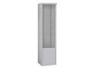Salsbury 3913S ALM 17.5 In. W X 69.25 In. H X 19 In. D Free Standing Enclosure For Salsbury 3713 Single Column Unit In Aluminum
