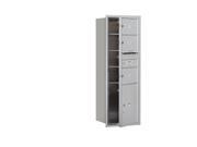 Salsbury 3713S 03AFP 4C Horizontal Mailbox Includes Master Commercial Locks 13 Door High Unit 48 Inches Single Column 3 Mb2 Doors 1 Pl5 Aluminum F