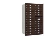 Salsbury 3713D 24ZRP 4C Horizontal Mailbox 13 Door High Unit 48 Inches Double Column 24 Mb1 Doors Bronze Rear Loading Private Access