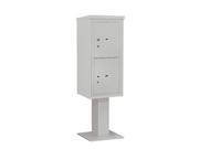 Salsbury 3410S 2PGRY 10 Door High Unit 65.63 Inches Single Column 2 Pl5S Gray