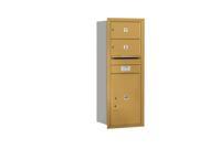 Salsbury 3712S 02GRU 4C Horizontal Mailbox 12 Door High Unit 44.50 Inches Single Column 2 Mb2 Doors 1 Pl6 Gold Rear Loading Usps Access