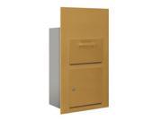 Salsbury 3600C6 GFU Salsbury Collection Unit For 6 Door High 4Bplus Mailbox Units Gold Front Loading Usps Access